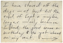 Hunter S. Thompson Autograph Letter Signed -- ''...we will shoot & drink & flatter each other...''